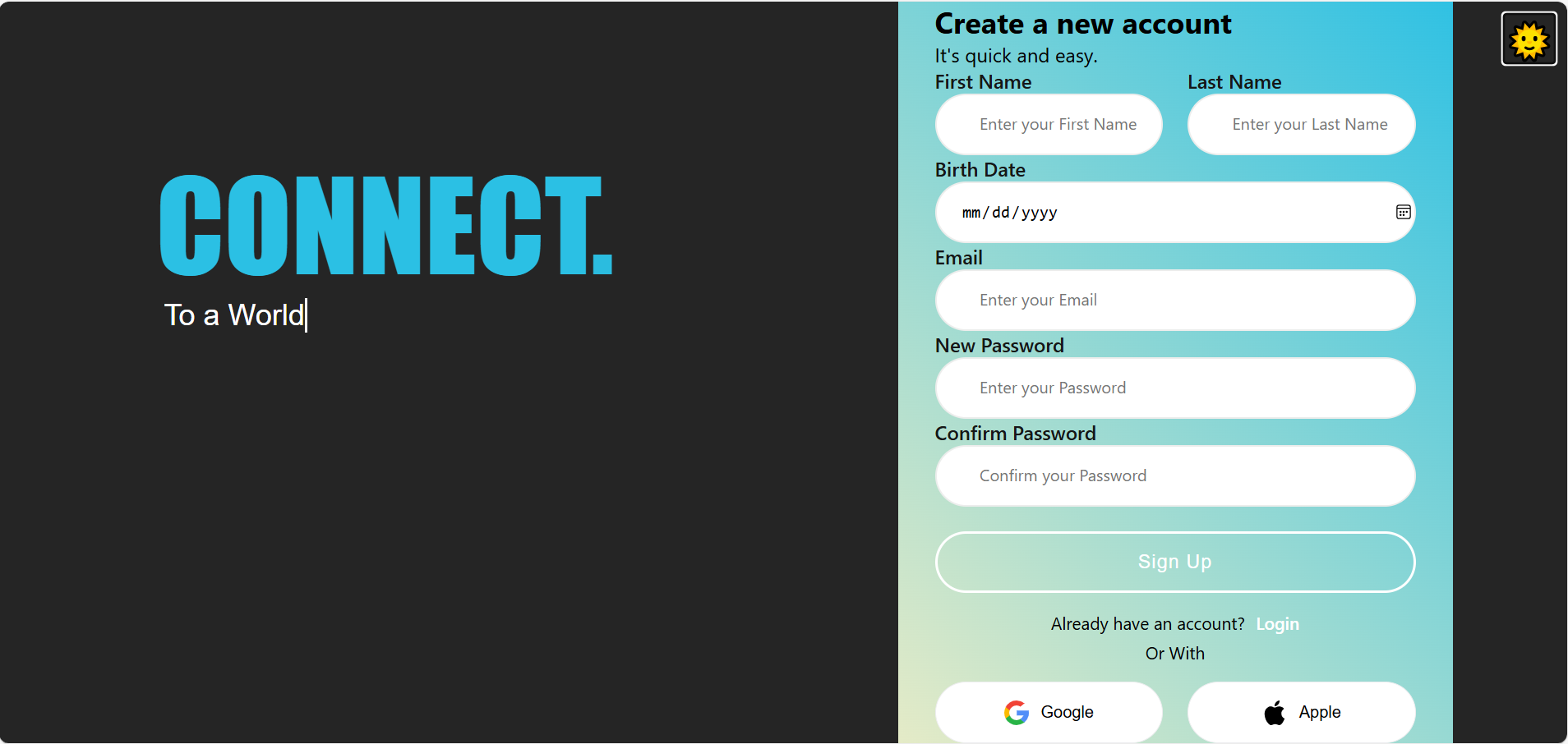 Connect Social Media Platform